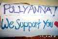 A fan banner